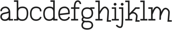 Galore Snack Serif otf (400) Font LOWERCASE