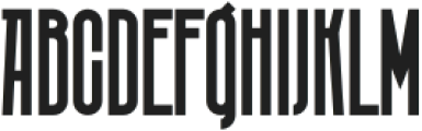 Galsport Regular otf (400) Font UPPERCASE