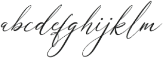 Galteniya Italic otf (400) Font LOWERCASE