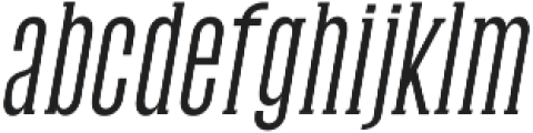 Galvin Light Italic otf (300) Font LOWERCASE