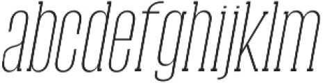 Galvin Thin Italic otf (100) Font LOWERCASE