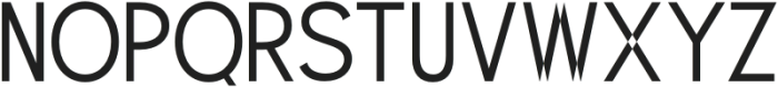 Gamaline Regular otf (400) Font UPPERCASE