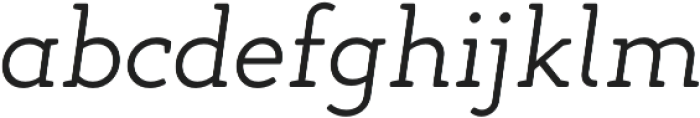 Gambero ExtraLight Italic otf (200) Font LOWERCASE