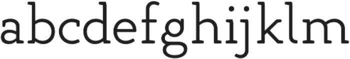 Gambero ExtraLight otf (200) Font LOWERCASE