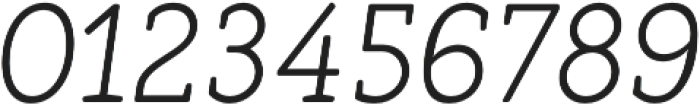 Gambero Thin Italic otf (100) Font OTHER CHARS