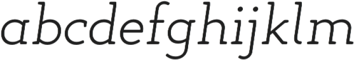 Gambero Thin Italic otf (100) Font LOWERCASE