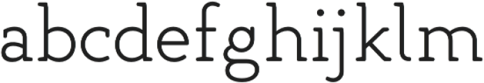 Gambero Thin otf (100) Font LOWERCASE