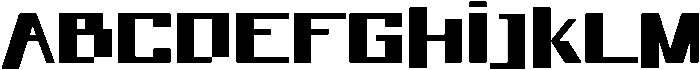 Game Over otf (400) Font UPPERCASE
