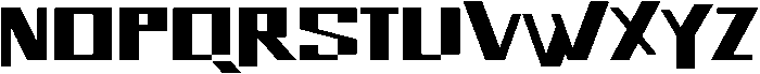 Game Over otf (400) Font UPPERCASE