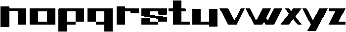 Game Over otf (400) Font LOWERCASE