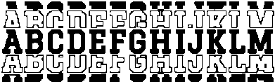 Game Regular otf (400) Font UPPERCASE