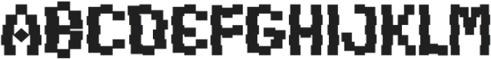 Gamebid Pixely Regular otf (400) Font UPPERCASE