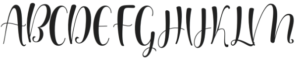 Gamelight Regular otf (300) Font UPPERCASE