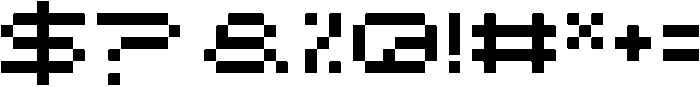 Gamer Regular otf (400) Font OTHER CHARS