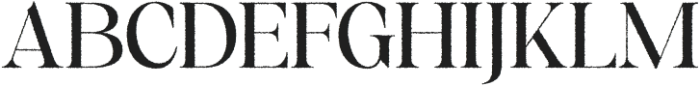 Gamilia Rough Regular otf (400) Font UPPERCASE