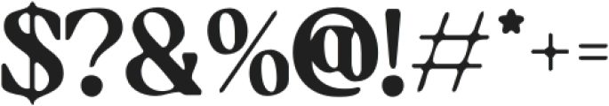 GamiliaBlur-Regular otf (400) Font OTHER CHARS