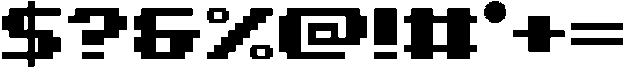 Gaming Regular otf (400) Font OTHER CHARS
