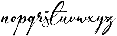 Gamlowfei otf (400) Font LOWERCASE