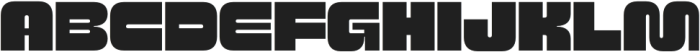 Gamoben Regular otf (400) Font UPPERCASE