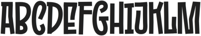Gamoze Regular otf (400) Font UPPERCASE