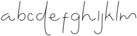 Gandhary Regular otf (400) Font LOWERCASE