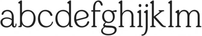 Gandia Extra Light otf (200) Font LOWERCASE