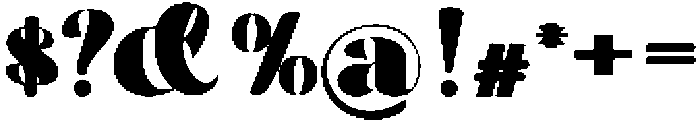 Gang Star Regular otf (400) Font OTHER CHARS
