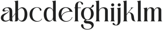 Gangil Regular otf (400) Font LOWERCASE