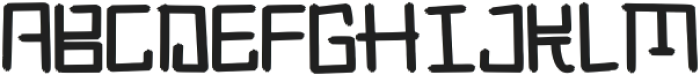 Gangmo Regular otf (400) Font UPPERCASE