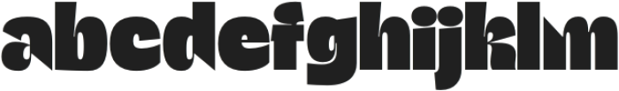 Gango Black otf (900) Font LOWERCASE