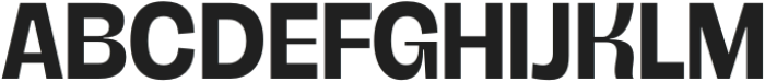 Gango Medium otf (500) Font UPPERCASE