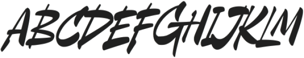 GangstaDestroyer-Regular otf (400) Font UPPERCASE