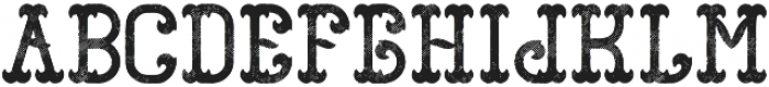 GangsterFont Aged otf (400) Font LOWERCASE