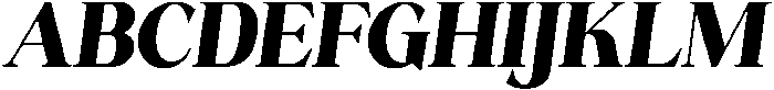 Ganik Black Slanted otf (900) Font UPPERCASE