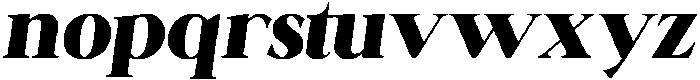 Ganik Black Slanted otf (900) Font LOWERCASE