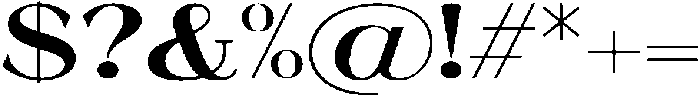 Ganik Bold Expanded otf (700) Font OTHER CHARS