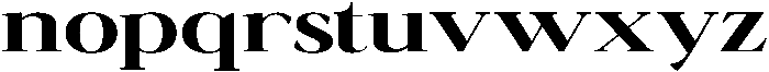 Ganik Bold Expanded otf (700) Font LOWERCASE
