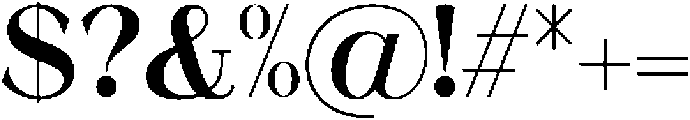 Ganik Bold otf (700) Font OTHER CHARS