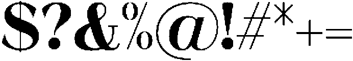 Ganik Extra Bold otf (700) Font OTHER CHARS