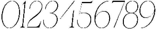 Ganik Extra Light Condensed Slanted otf (200) Font OTHER CHARS