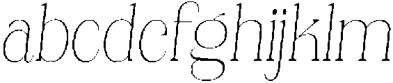 Ganik Extra Light Condensed Slanted otf (200) FONT