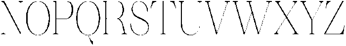 Ganik Extra Light Condensed otf (200) Font UPPERCASE