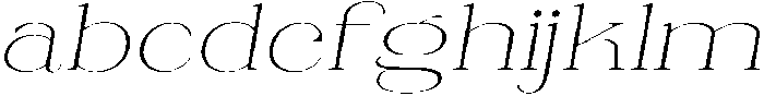 Ganik Extra Light Expanded Slanted otf (200) FONT