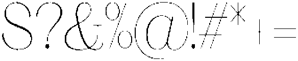 Ganik Extra Light Semi Condensed otf (200) Font OTHER CHARS
