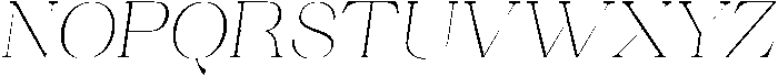 Ganik Extra Light Slanted otf (200) Font UPPERCASE
