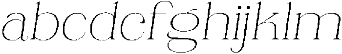 Ganik Extra Light Slanted otf (200) FONT
