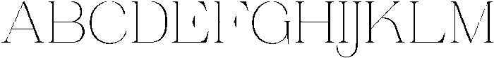 Ganik Extra Light otf (200) Font UPPERCASE