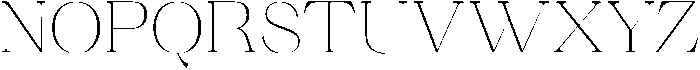 Ganik Extra Light otf (200) Font UPPERCASE