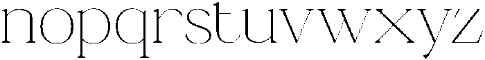 Ganik Extra Light otf (200) Font LOWERCASE
