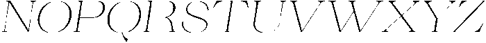 Ganik ExtraLight SemiExpanded Oblique otf (200) Font UPPERCASE